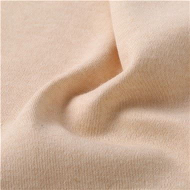 Φυσικό χρώμα βαμβακερό ύφασμα Interlock
